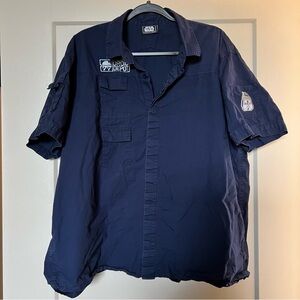 Star Wars Navy Casual Button Down Shirt
